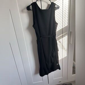 Calvin Klein Black Asymmetrical Dress